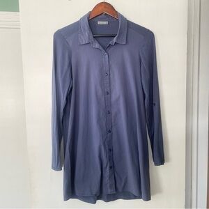 Shimera women’s shirt dress blue size small